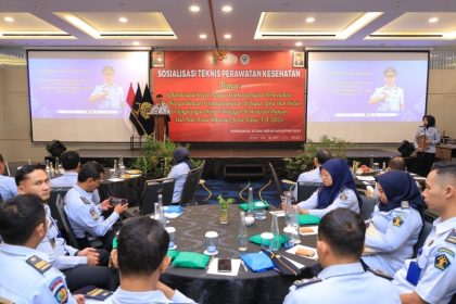 Suasana kegiatan sosialisasi di Hotel Leedon sebagai upaya pemenuhan hak warga.