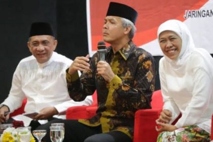 Ganjar dan Khofifah kerap bertemu dalam acara nasional.