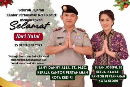 Kepala Kantor Pertanahan Kota Kediri, Janny Dany Assa