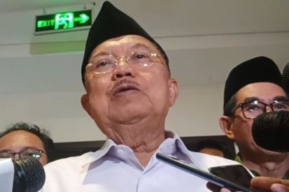 Wakil Presiden ke-10 dan ke-12 RI, Jusuf Kalla (JK), di Surabaya.