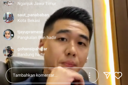 Advokat Billy Handiwiyanto dalam Live IG, Rabu, 17 Januari 2024.