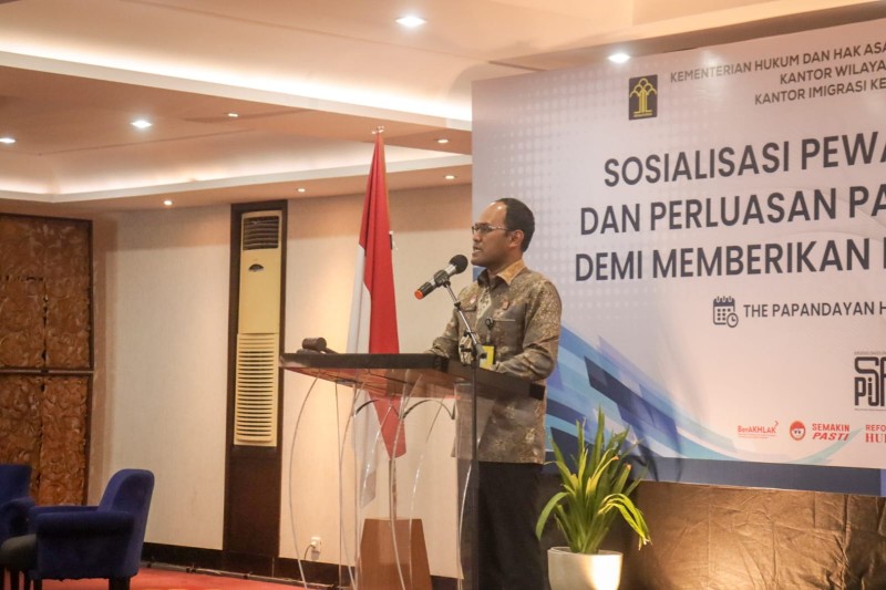 Ketua Penyelenggara, Agung Pramono menyampaikan sambutan. 