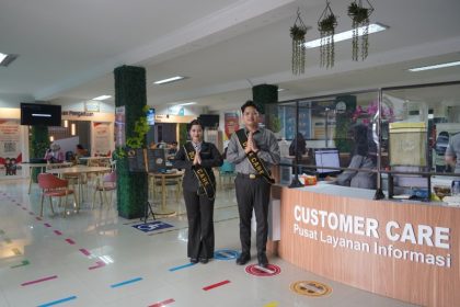 Ruang pelayanan di Kantor Imigrasi Tanjung Perak yang dibuat senyaman mungkin untuk membuat pengunjung betah.