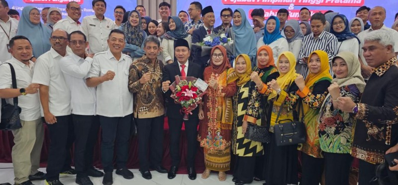 Jajaran BPN Jawa Timur ikut hadir dalam pelantikan Kakanwil BPN Jatim yang baru, Lampri, A Ptnh, pagi tadi di Jakarta. 