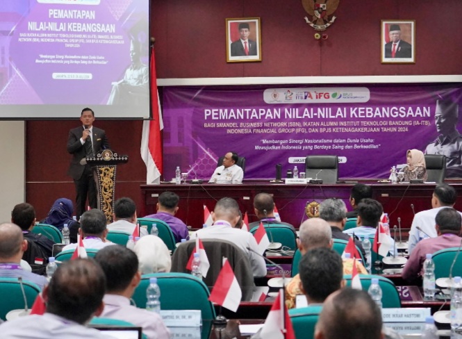 Menteri ATR/Kepala BPN Agus Harimurti Yudhoyono saat menjadi pembicaraan pada kegiatan Lemhannas.