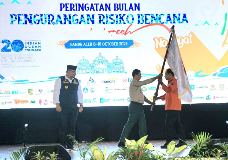 Puncak Peringatan Bulan PRB 2024 di Balee Meuseuraya Aceh (BMA), Banda Aceh, Kamis (10/10/2024) Sumber Foto: JI