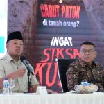 Menteri ATR/Kepala BPN Nusron Wahid bersama Dirjen PHPT Asnaedi