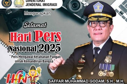 Plt Direktur Jenderal Imigrasi Saffar Muhammad Godam.