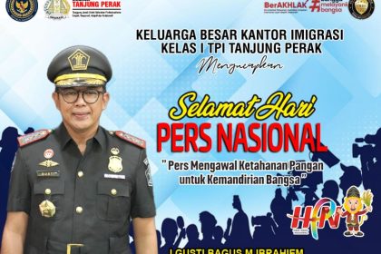 Kepala Kantor Imigrasi Kelas I TPI Tanjung Perak, I Gusti Bagus M Ibrahiem