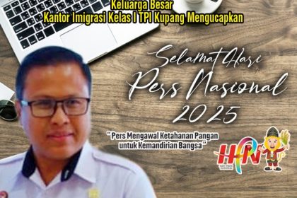 Kepala Kantor Imigrasi Kelas I TPI Kupang, Nanang Mustofa.