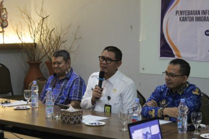 Kepala Kantor Imigrasi Guntur Sahat Hamonangan memaparkan berbagai pencapaian strategis sepanjang tahun berjalan.