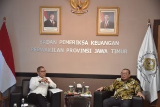 Wakil Ketua DPR RI Adies Kadir melakukan kunjungan kerja ke Badan Pemeriksa Keuangan (BPK) Perwakilan Provinsi Jawa Timur