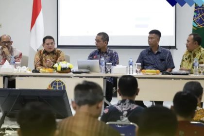 Kakanwil BPN Jatim Asep Heri menyampaikan pemaparan