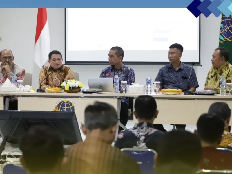 Kakanwil BPN Jatim Asep Heri menyampaikan pemaparan