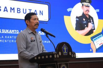 Kepala Kantor Wilayah Kemenkum HAM Jatim, Haris Sukamto