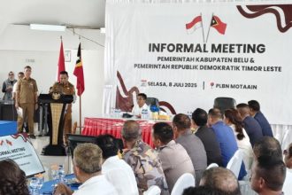 Suasana forum bilateral yang diikuti delegasi Republik Demokratik Timor Leste (RDTL) dan Imigrasi Atambua.