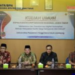 Kepala Kantor Wilayah Badan Pertanahan Nasional (BPN) Jawa Timur, Asep Heri,