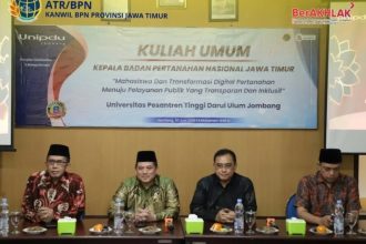 Kepala Kantor Wilayah Badan Pertanahan Nasional (BPN) Jawa Timur, Asep Heri,