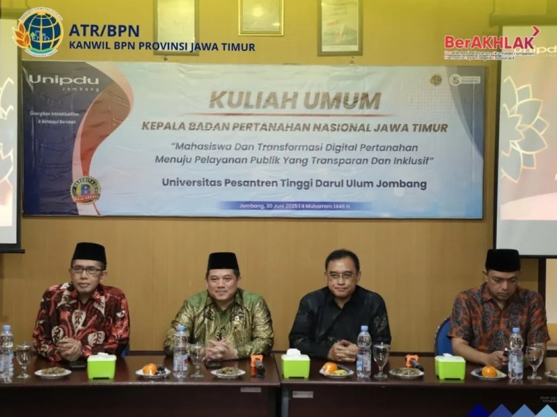 Kepala Kantor Wilayah Badan Pertanahan Nasional (BPN) Jawa Timur, Asep Heri,