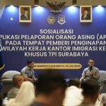 Foto: Regi Haris Sasongko, Kepala Seksi Penindakan menjadi salah satu narasumber kegiatan sosialisasi APOA.