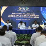 Suasana kegiatan penguatan pelaksanaan kinerja dan reformasi birokrasi.