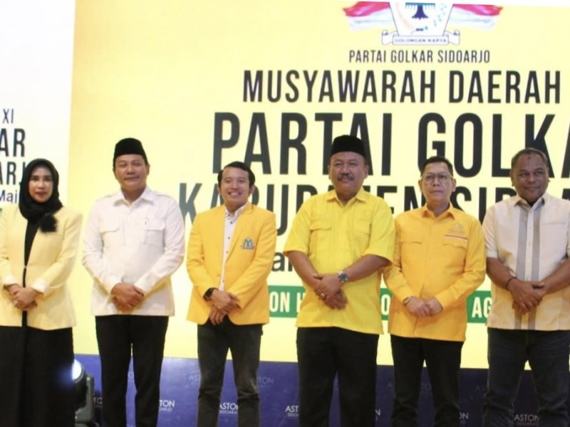 Sejumlah tokoh seperti Adies Kadir, Bupati Sidoarjo Subandi dan Wakil Bupati Mimik Idayana hadir dalam Musda XI Golkar Sidoarjo.