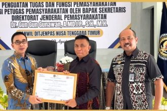 Gun Gun Gunawan, menegaskan bahwa integritas dan profesionalisme merupakan fondasi utama bagi seluruh petugas pemasyarakatan.