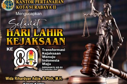 Kepala Kantor Pertanahan Kota Surabaya II, Wida Rihardyan Adjie