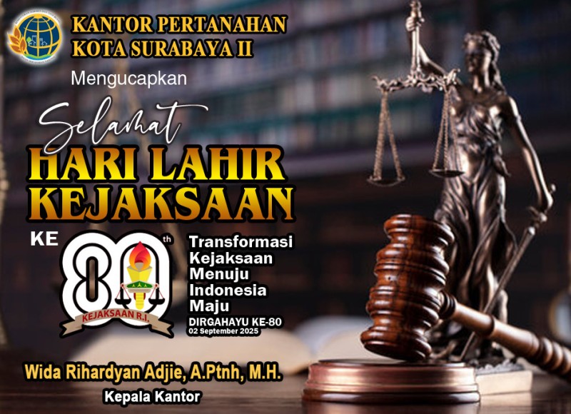 Kepala Kantor Pertanahan Kota Surabaya II, Wida Rihardyan Adjie