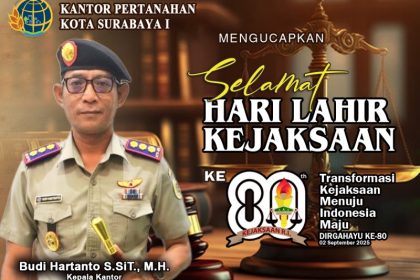 Kepala Kantor Pertanahan Kota Surabaya I, Budi Hartanto