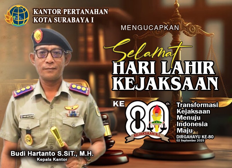 Kepala Kantor Pertanahan Kota Surabaya I, Budi Hartanto