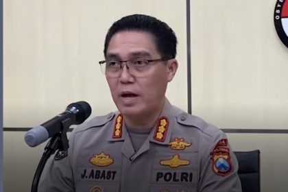 Kabid Humas Polda Jatim, Kombespol Jules Abraham Abast, dalam konferensi pers di Mapolda Jatim, Senin, 1 September 2025 malam.