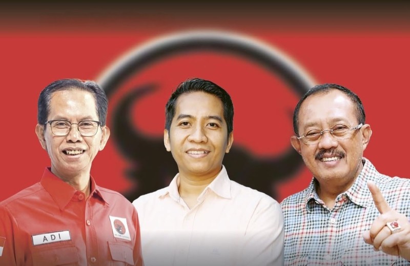Ketiga kandidat ini memiliki dukungan kuat dari masing-masing PAC. Dari KIRI: Adi Sutarwijono, Eri Irawan, dan Armuji. -foto IST-