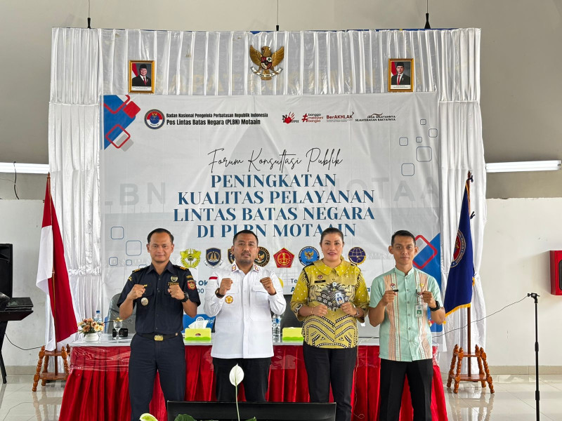 Kepala Kantor Imigrasi Atambua Putu Agus Eka Putra mengikuti kegiatan Kepala Kantor Imigrasi Atambua Putu Agus Eka Putra mengikuti kegiatan Forum Konsultasi Publik (FKP) Peningkatan Kualitas Pelayanan Lintas Batas Negara.