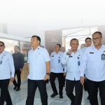 Wakil Menteri Imigrasi dan Pemasyarakatan, Silmy Karim melakukan kunjungan di Lapas Surabaya.