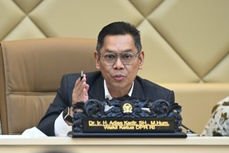 Wakil Ketua DPR Adies Kadir ikut hadir dalam pembahasan lahan eigendom verponding (EV) di Surabaya.