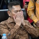 Ekspresi Adies Kadir usai pembacaan vonis oleh Ketua Majelis MKD DPR RI.