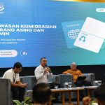 Kepala Bidang Intelijen dan Penindakan Keimigrasian, Dodi Gunawan Ciptadi, ketika menjadi pembicara dalam kegiatan pengawasan orang asing.