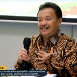 Dirjen Pengendalian dan Penertiban Tanah dan Ruang (PPTR), Jonahar, yang tampil sebagai pemateri utama sekaligus pengarah diskusi.