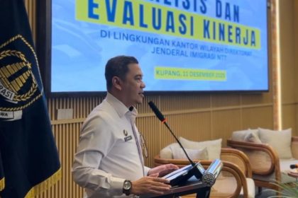 Kepala Kantor Wilayah (Kakanwil) Ditjen Imigrasi NTT, Arvin Gumilang