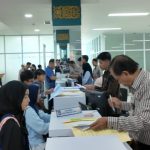 Suasana permohonan Paspor Simpatik yang digelar oleh Kantor Imigrasi Semarang.