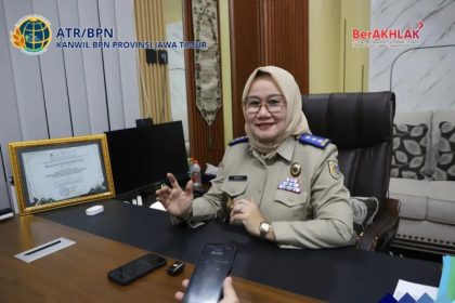 Kepala Bagian Tata Usaha Kantor Wilayah BPN Provinsi Jawa Timur, Yetty Nurbuati Krystianti