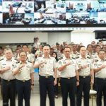 Direktur Jenderal Imigrasi, Hendarsam Marantoko, memimpin jajaran mengikuti kegiatan pemantapan internal imigrasi se-Indonesia.