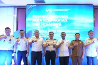 Perkuat sinergi lintas instansi, Kantor Imigrasi Kelas I TPI Kendari resmi menjalin kerja sama dengan DPMPTSP dan Mal Pelayanan Publik Kabupaten Konawe, Kolaka Utara, serta Bombana dalam penandatanganan Nota Kesepakatan di Claro Hotel Kendari, Rabu (5/8/2026).