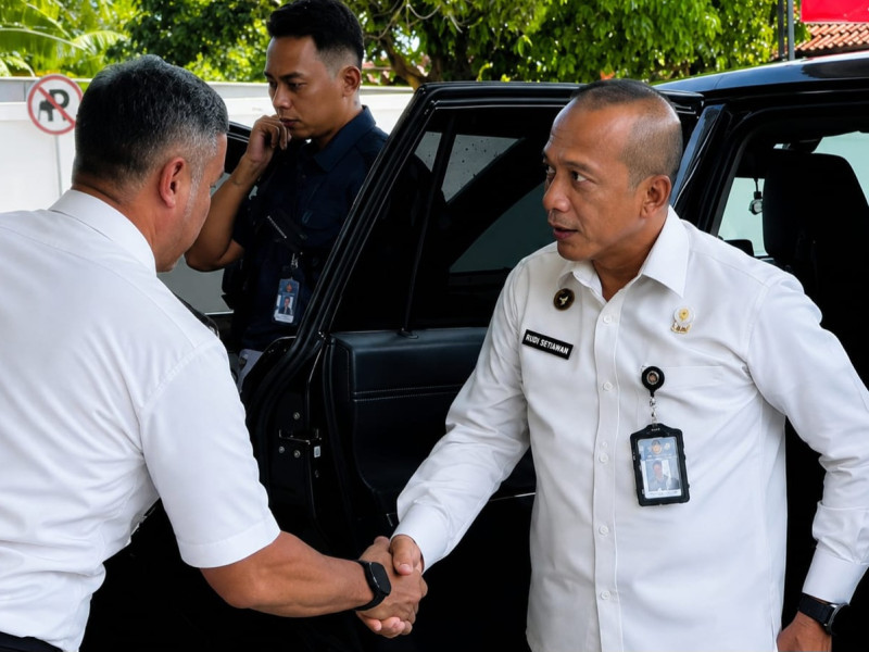 Inspektur Jenderal Kemenimipas Komjen Pol Rudi Setiawan dalam sebuah kegiatan di Surabaya.
