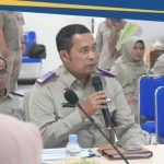 Kepala Kantor Pertanahan Kabupaten Jombang, Wawas Setiwan menerima kunjungan anggota DPRD Jatim.
