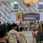 Suasana kegiatan bakti sosial dalam rangka HUT ke-13 Askring Peduli wadah sosial Kantor Club.